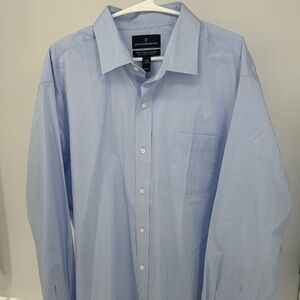 Buttoned Down Light Blue Men's Dress Shirt
